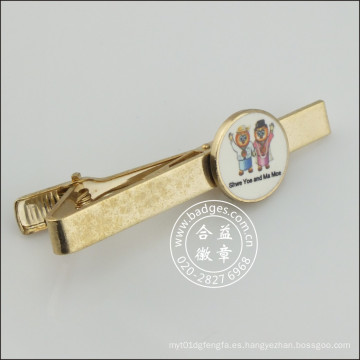 Clip de corbata con moneda linda, bolígrafo de oro (GZHY-LDJ-010)
